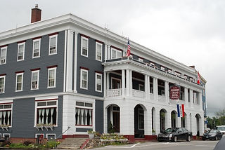 The Herbert Grand Hotel is located on Route 27 in Kingfield, Maine near Sugarloaf Mountain and Maine Huts and Trails